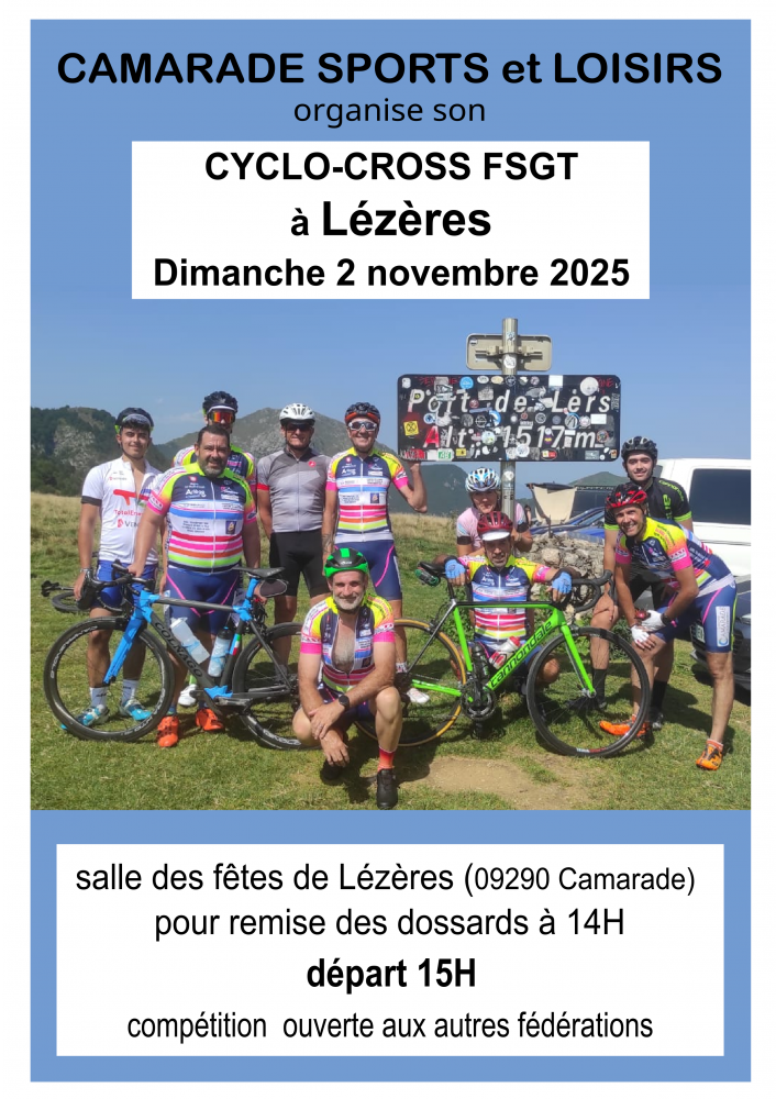 affiche cyclo lézères 2025