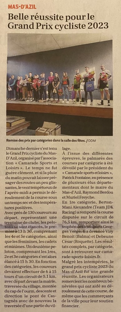 Article la depèche